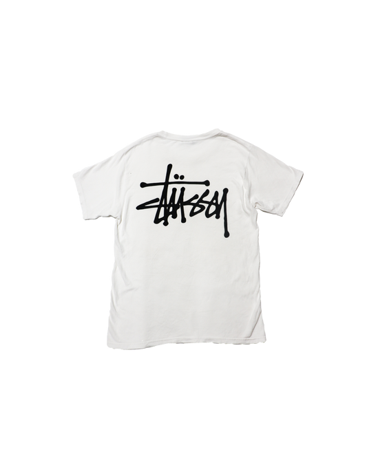 STUSSY "00s" SMALL LOGO S/S TEE (S)