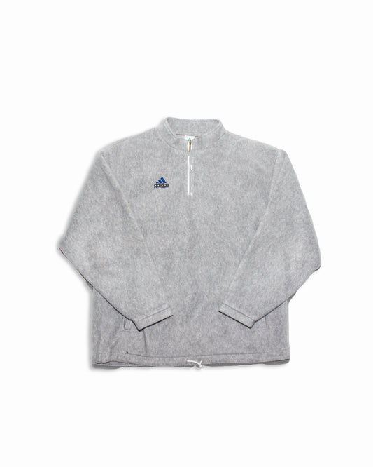 adidas “90s”  FLEECE 4/1 ZIP PULLOVER (M)