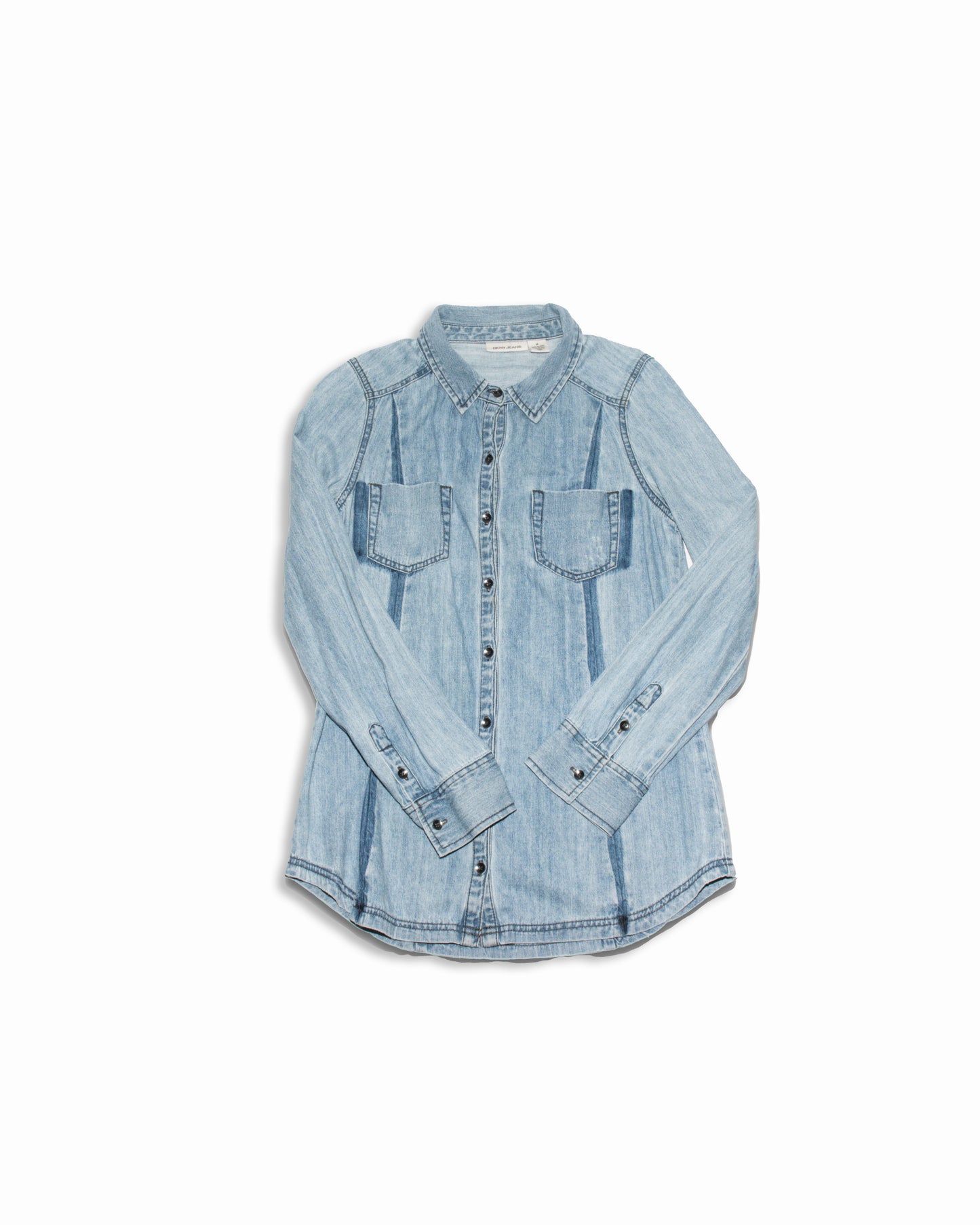 DKNY  “VINTAGE” DENIM L/S SHIRT (M)