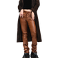 "VINTAGE" LEATHER FLARED PANTS